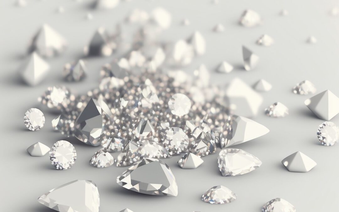 image of fake diamonds
