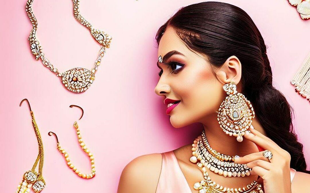 choose the right jewellery for any occasion woman surrounded by jewellery.