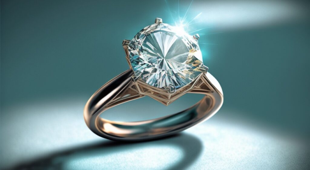 Engagement Ring With One Diamond Rich Digital Vecto B02C5A6C 7Ad1 47D9 8C54 6F5689B1B415