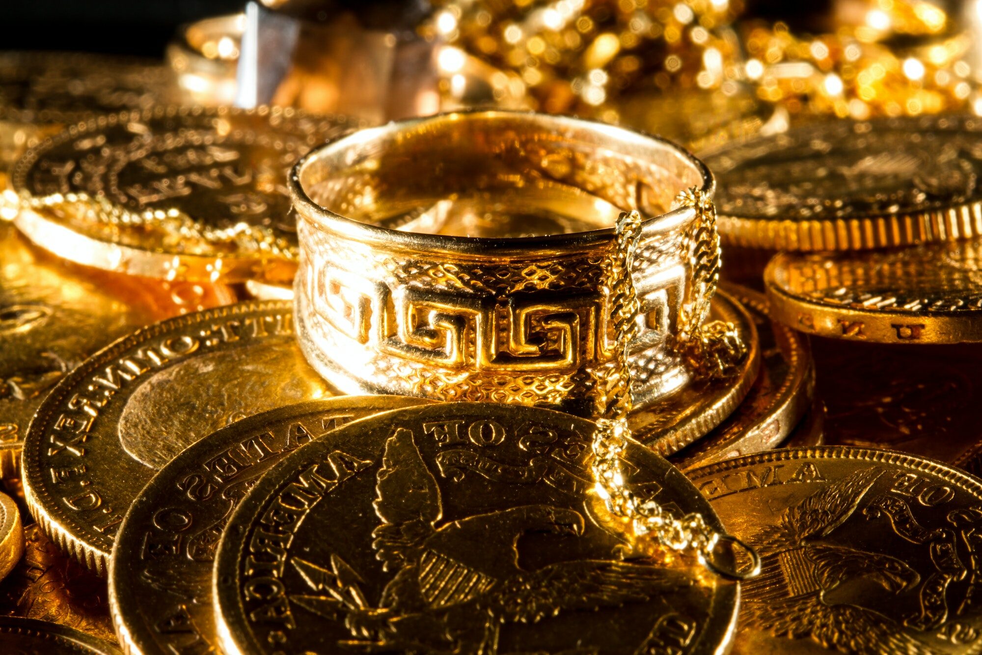 Jewels And Gold Coins