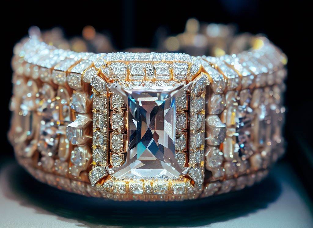 Luxurious And Very Expensive Diamond Bangle