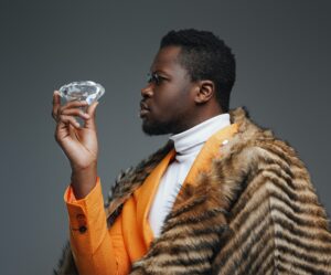 Rich Black Man With Luxurious Diamond And Fur