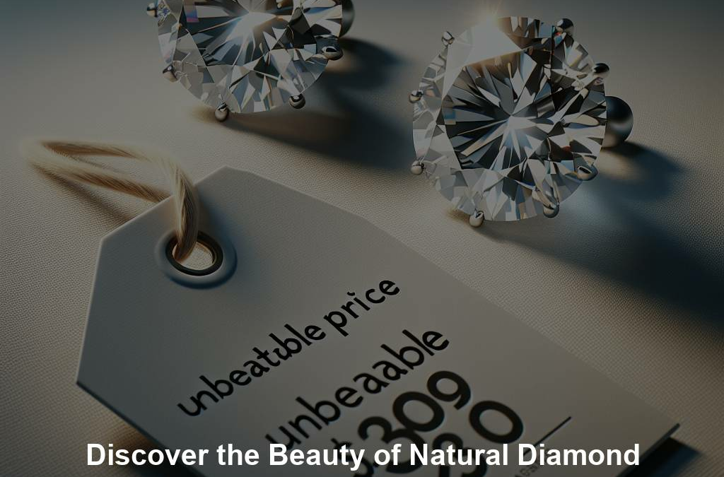 Discover the Beauty of Natural Diamond Studs at an Unbeatable Price