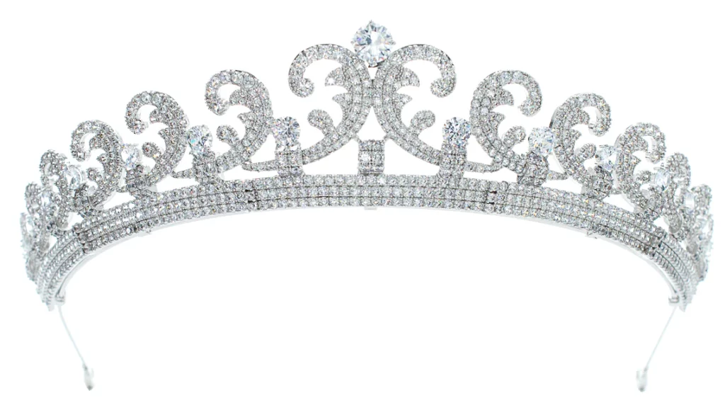 Image Of A Replica Of Kate Middleton'S Cartier Halo Tiara As Worn On Her Wedding To Prince William.
