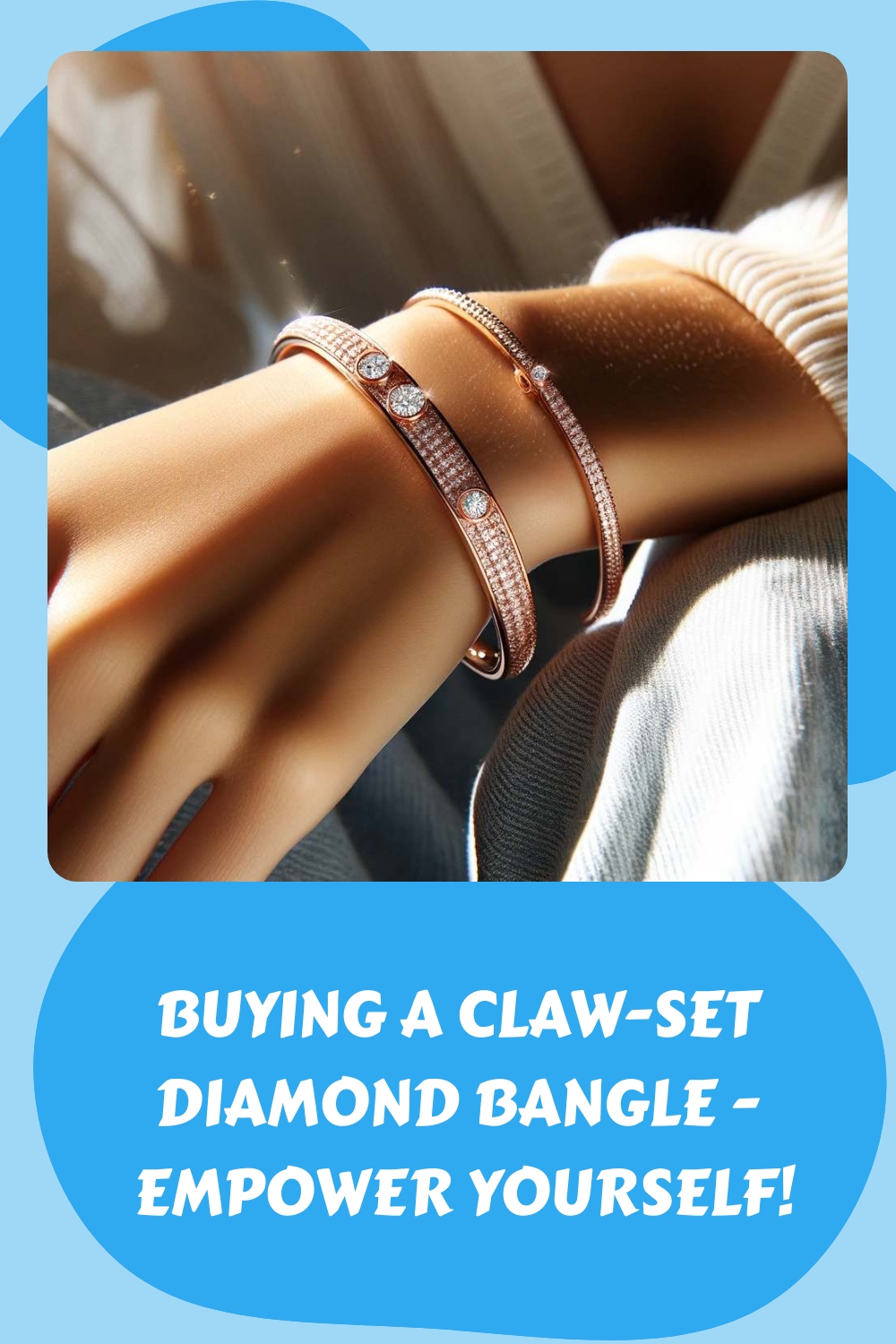 Buying A Claw Set Diamond Bangle Empower Yourself Generated Pin 4115
