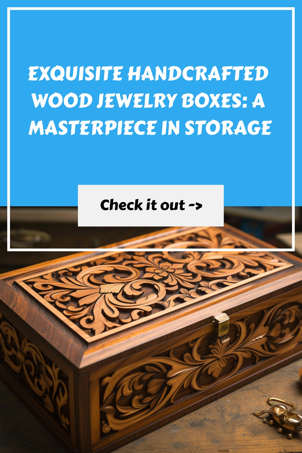 Exquisite Handcrafted Wood Jewelry Boxes A Masterpiece In Storage Generated Pin 3563 1