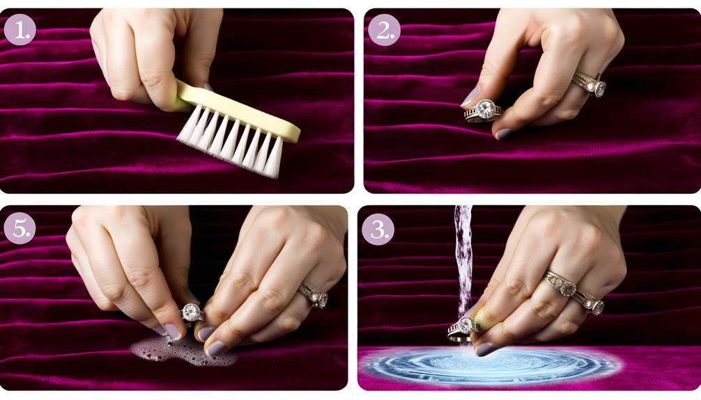 diamond jewelry cleaning instructions