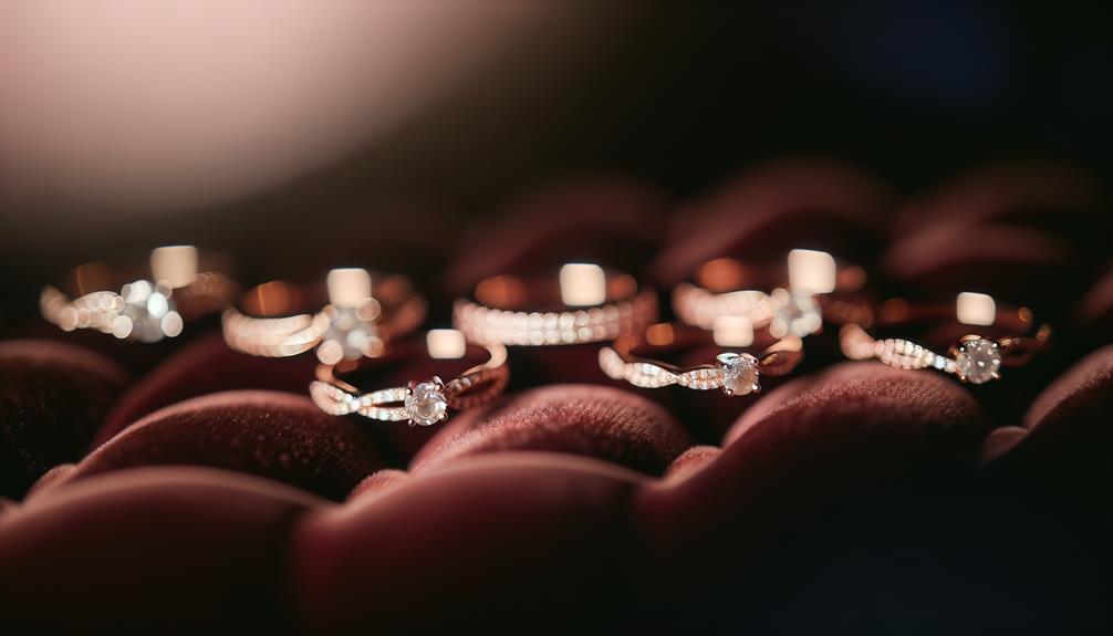 Exquisite Rose Gold Diamond Engagement Rings Collection