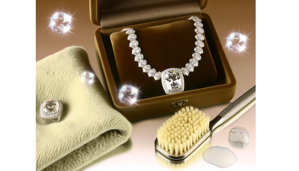 preserving diamond jewelry shine