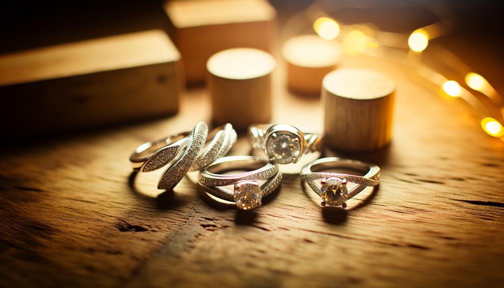 unique handcrafted diamond rings