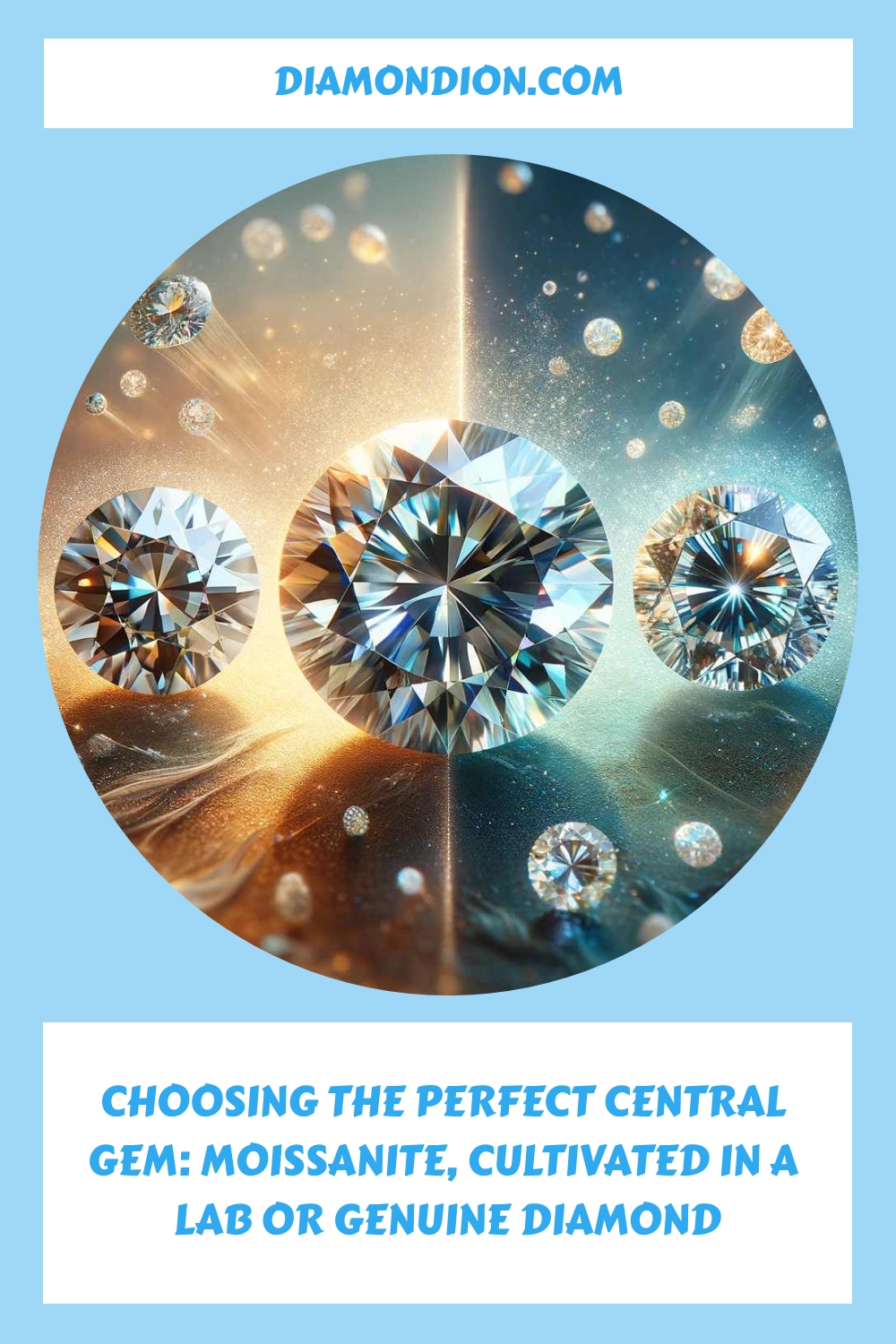 Choosing The Perfect Central Gem Moissanite Cultivated In A Lab Or Genuine Diamond Generated Pin 5734 1