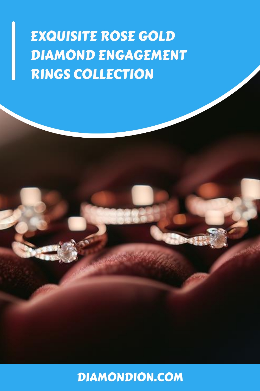 Exquisite Rose Gold Diamond Engagement Rings Collection Generated Pin 5461